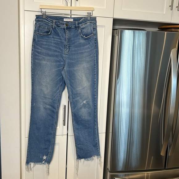 Flying Monkey Distressed Raw Hem Jeans - Picture 11 of 14